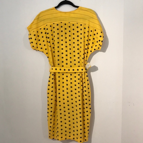 (2 for $40) Vintage yellow polka dot dress - Picture 11 of 15